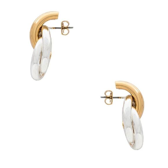 Naked Hanger Mini Knot Mixed Earrings - Picture 2 of 2